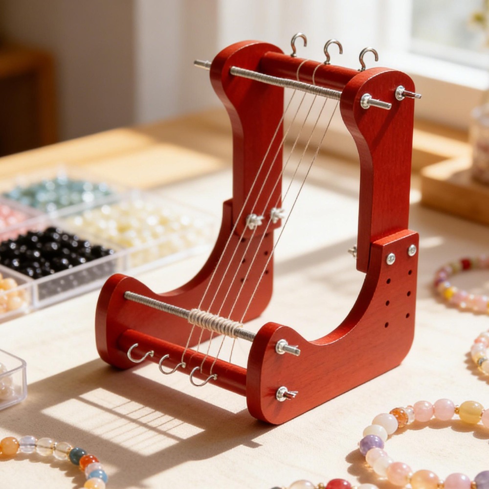 Jewelry Making Bead - Kit Alat Tenun Manik-manik Kayu dengan