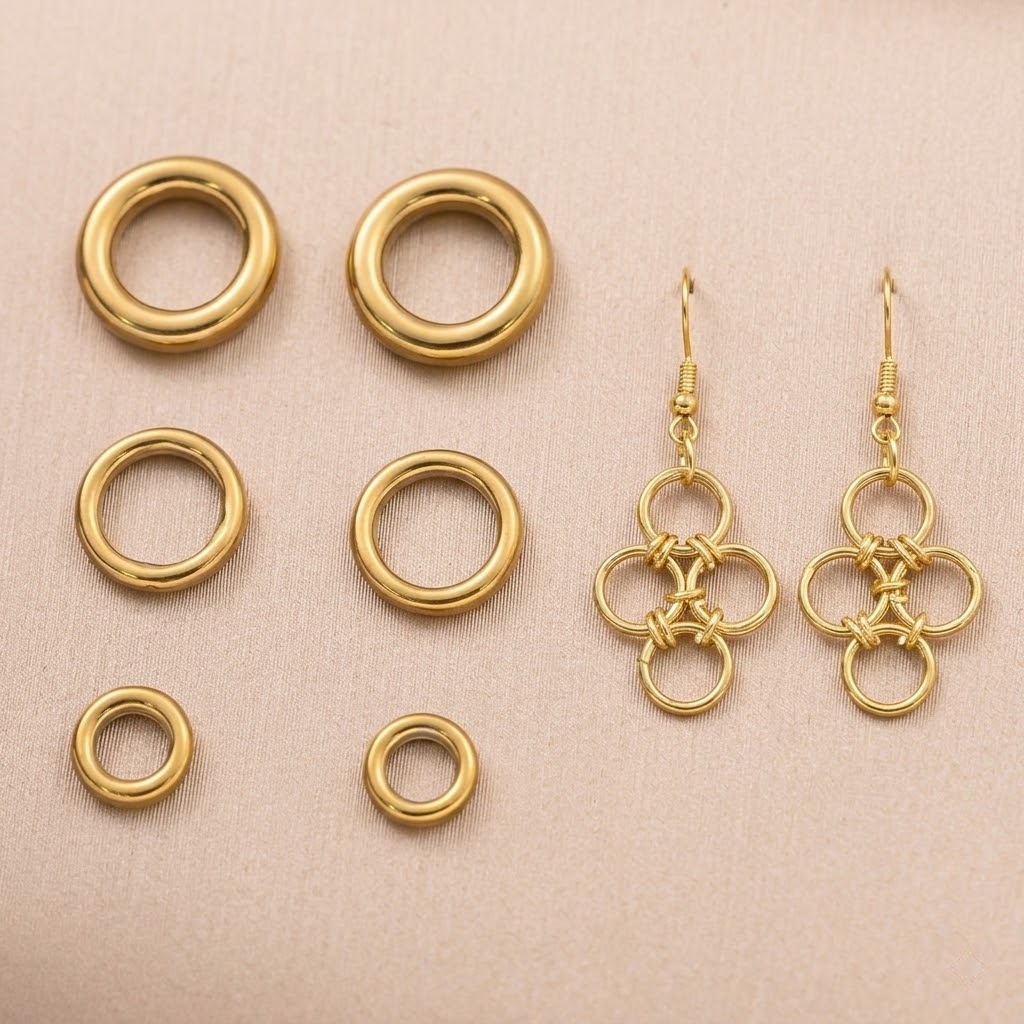 Jewelry Making Jump Rings - 20 pcs Cincin Loncat Bulat Tertutup