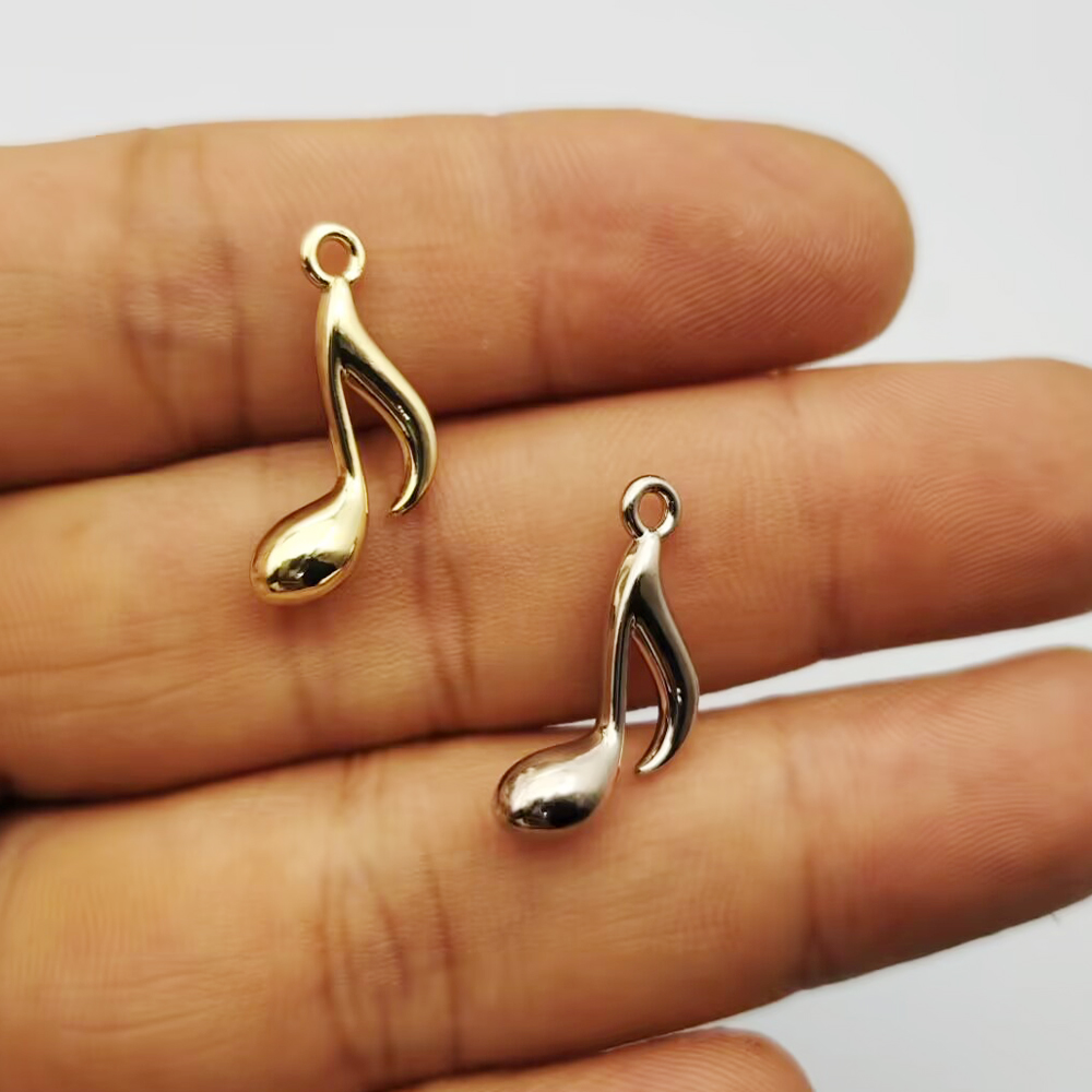 Jewelry Making Notes - 10 Buah Jimat Catatan Musik untuk
