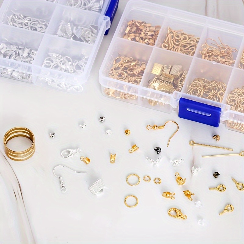 Jewelry Making Jump Rings - 1420pcs 1 kotak Set Perlengkapan Perhiasan