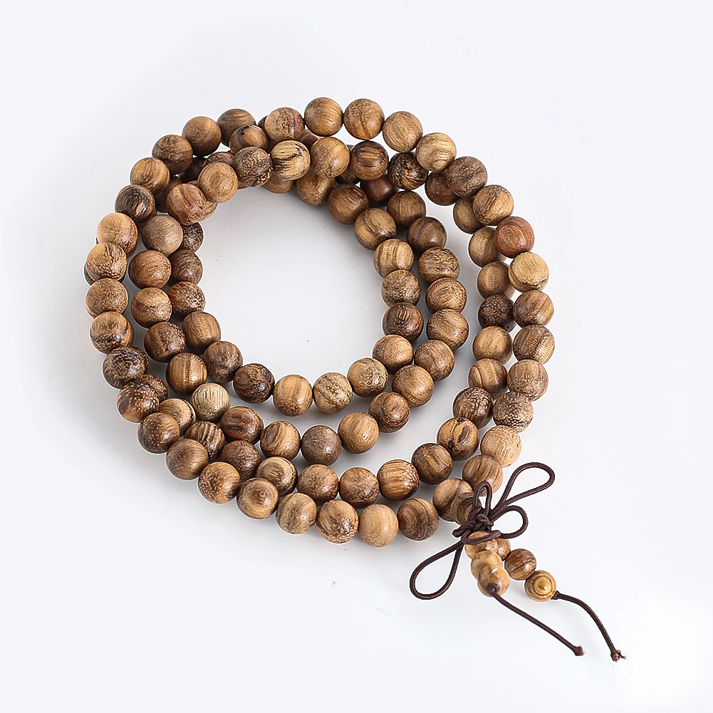 1 untai manik kayu dupa Vietna - Jewelry Making Vietnam ulasan dan harga
