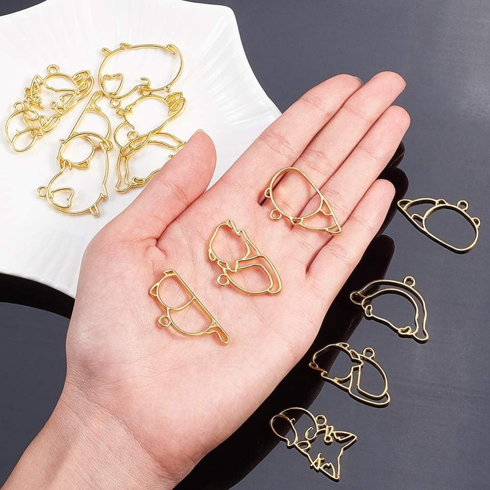 Liontin bingkai logam campuran - Jewelry Making Resin ulasan dan harga