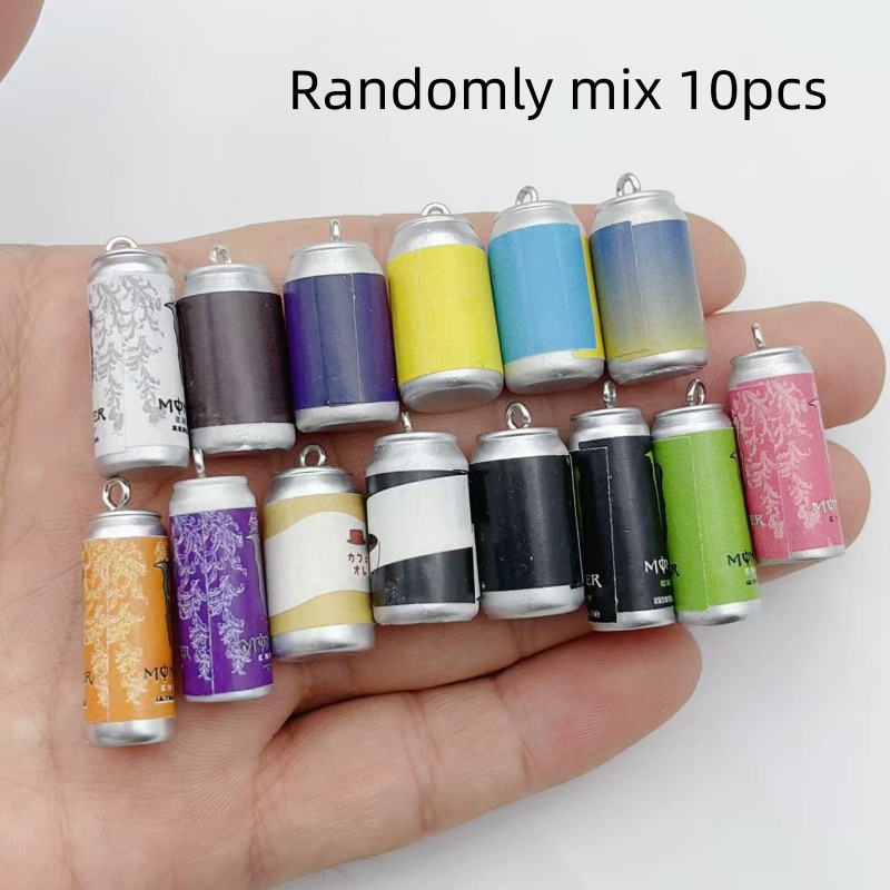 10Pcs Mini Simulasi Kaleng Min - Jewelry Making Resin ulasan dan harga