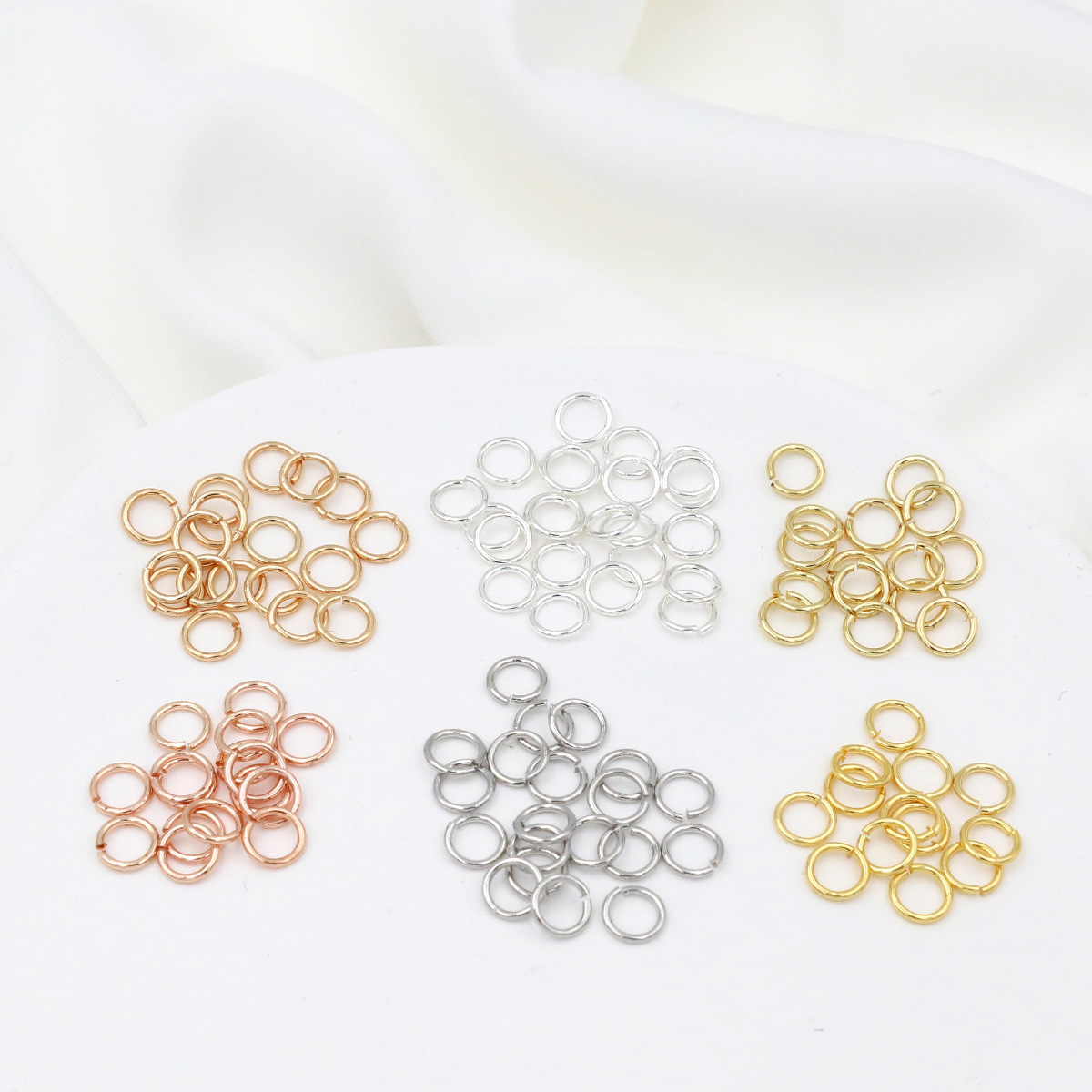 Satu Paket Cincin Terbuka Pera - Jewelry Making Jump Rings ulasan dan harga