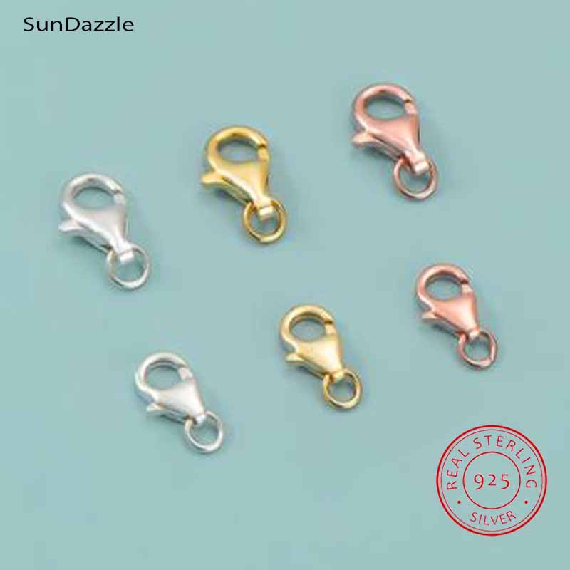 2 pcs Gesper Lobster Asli Pera - Jewelry Making Silver ulasan dan harga