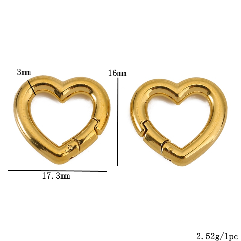2 Buah Gesper Baja Tahan Karat - Jewelry Making Basics ulasan dan harga