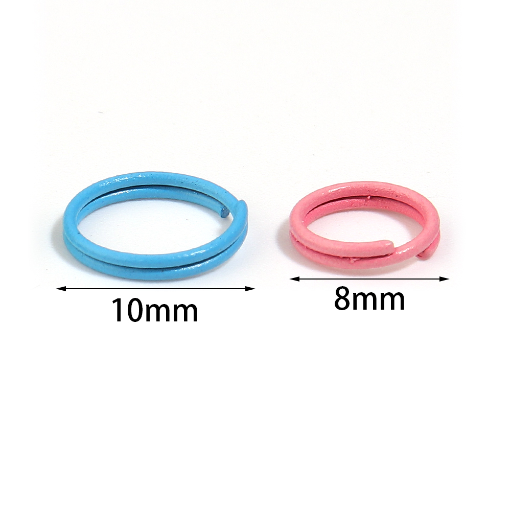 300pcs 8mm 10mm Cincin Loncat  - Jewelry Making Jump Rings ulasan dan harga