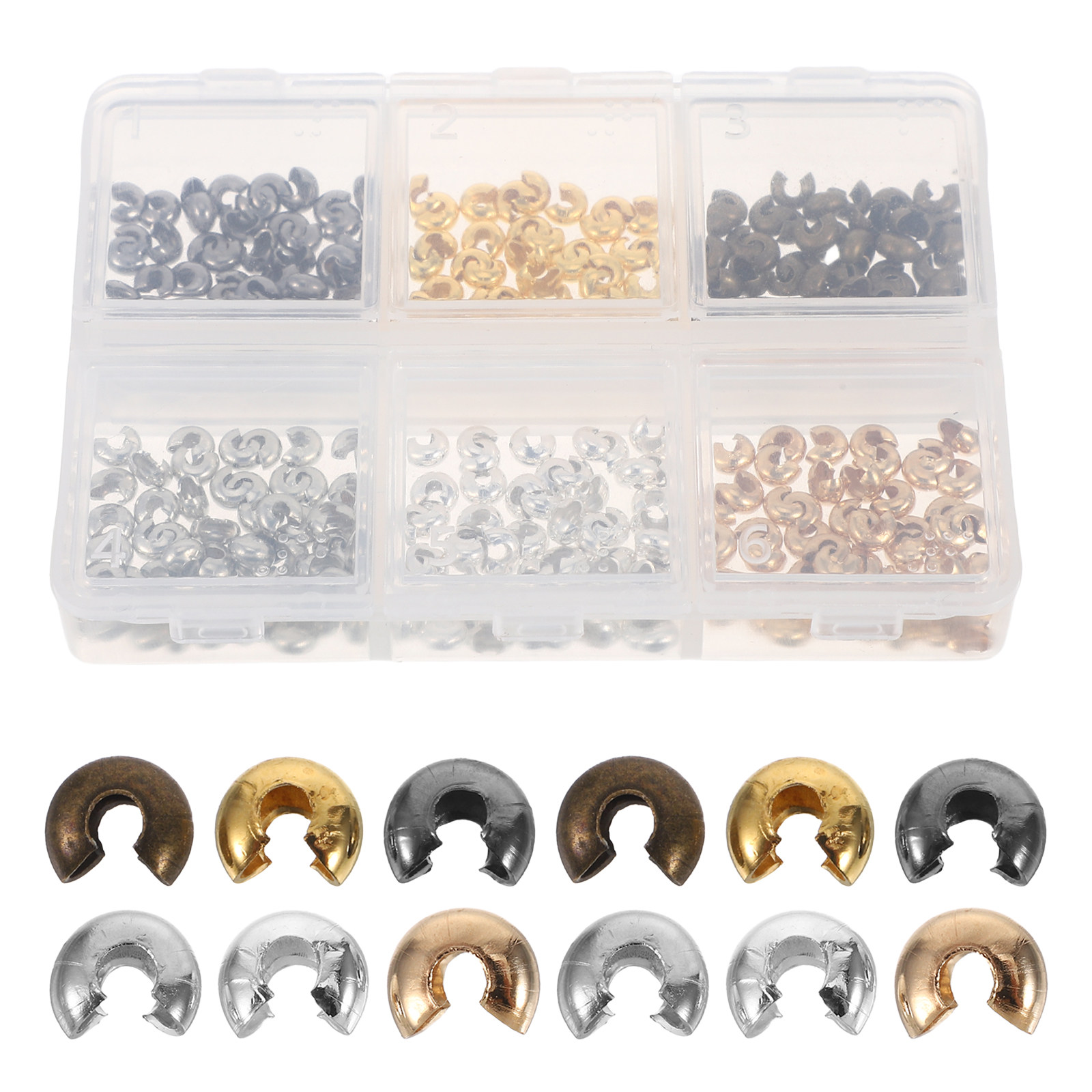 300 buah, aksesori untuk membu - Jewelry Making Silver ulasan dan harga