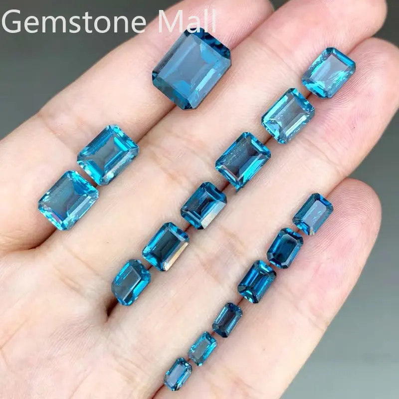 Topaz Alami Potongan Zamrud 4M - Jewelry Making In London ulasan dan harga