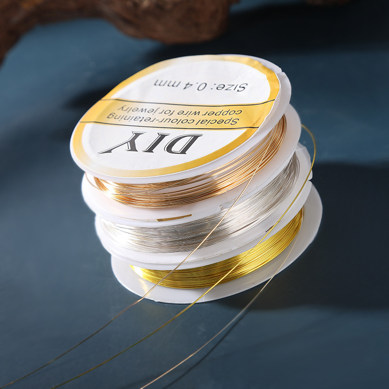 1 Rol Kawat Tembaga Perak 0.3/ - Jewelry Making Silver ulasan dan harga