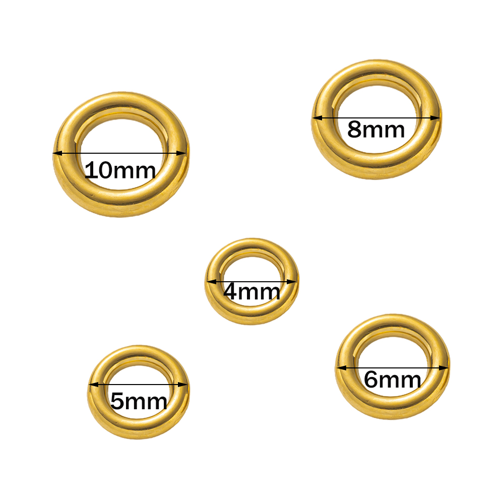 10 pcs Cincin O Stainless Stee - Jewelry Making Jump Rings ulasan dan harga