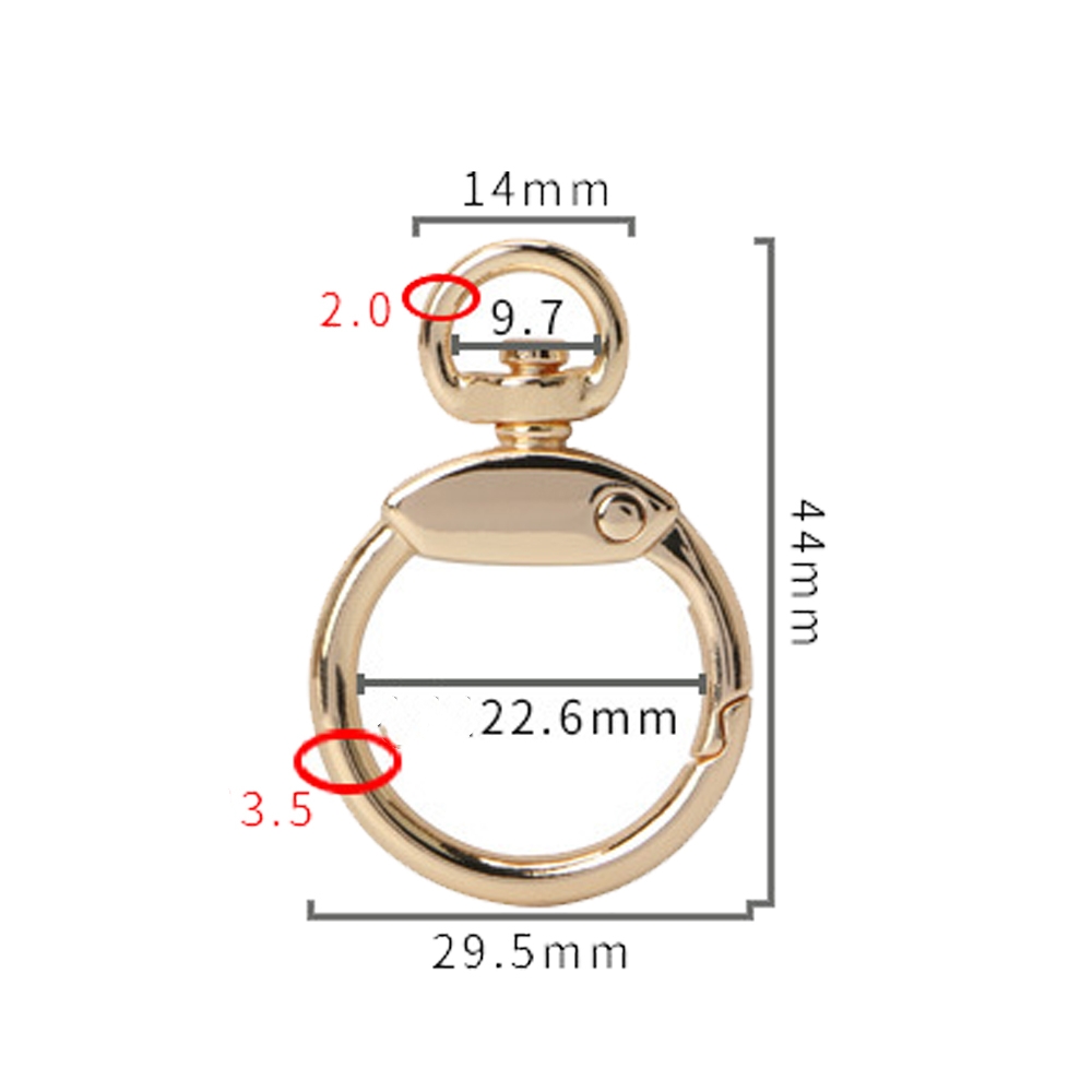 5pcs/Lot Gantungan Kunci Logam - Jewelry Making Jump Rings ulasan dan harga