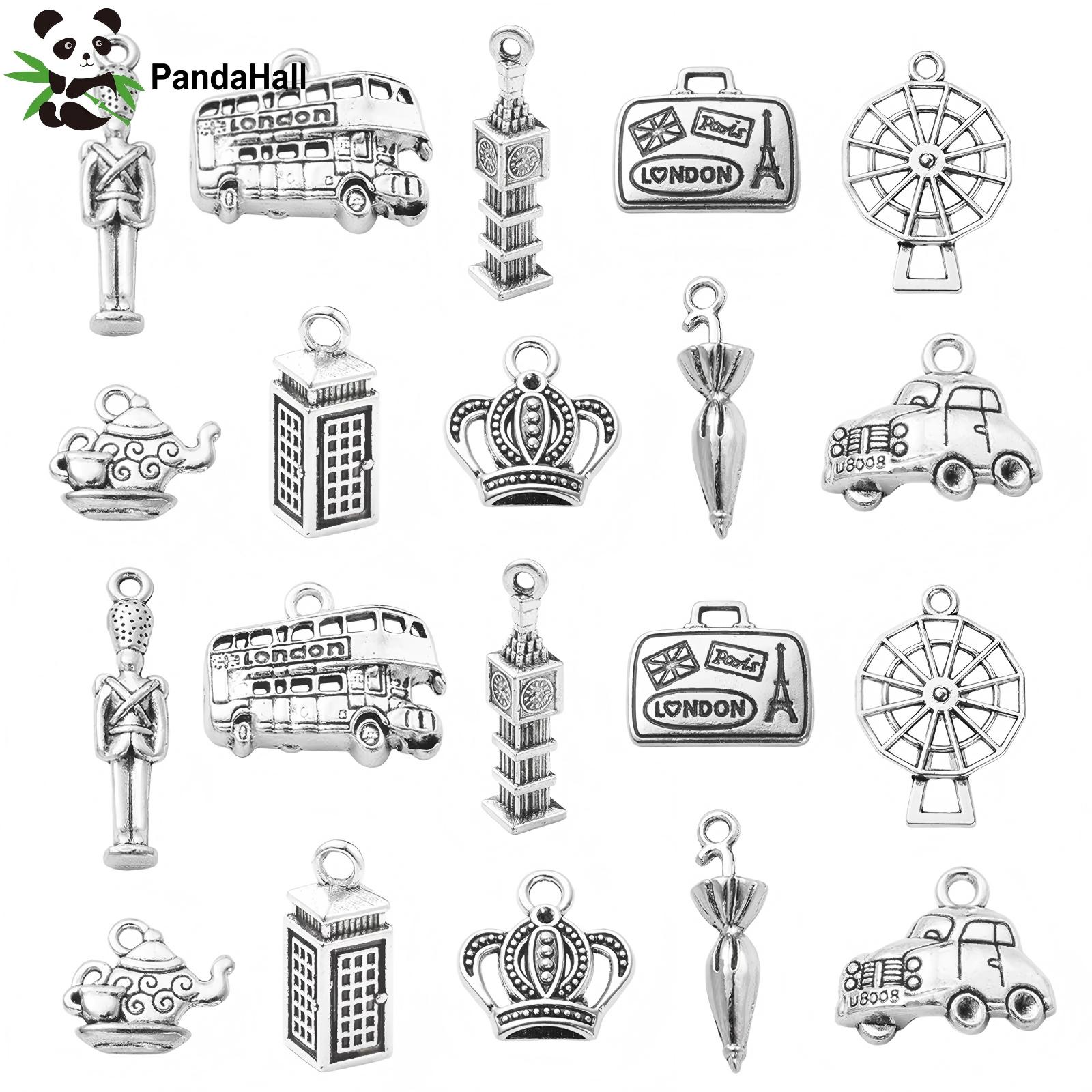 PandaHall 100Pcs 10 Model Tema - Jewelry Making In London ulasan dan harga
