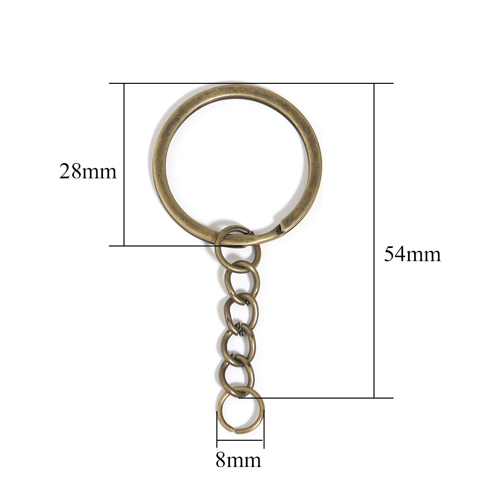 5/20Set/Lot Gantungan Kunci Lo - Jewelry Making Jump Rings ulasan dan harga