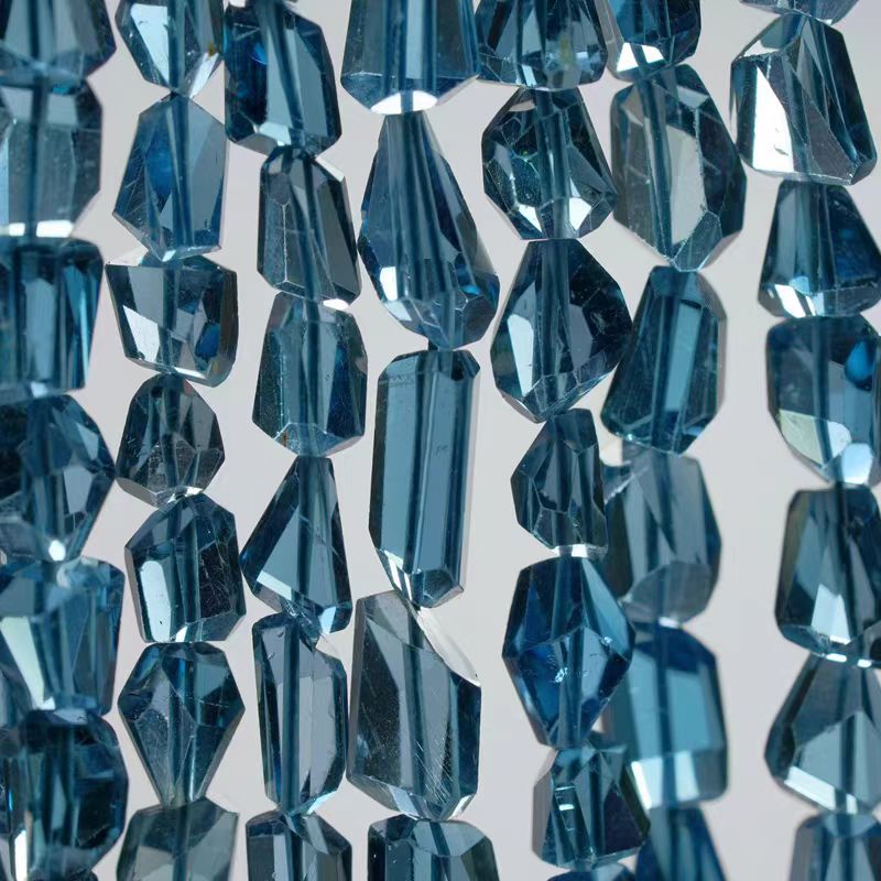 26cm 6A Natural London Blue To - Jewelry Making In London ulasan dan harga