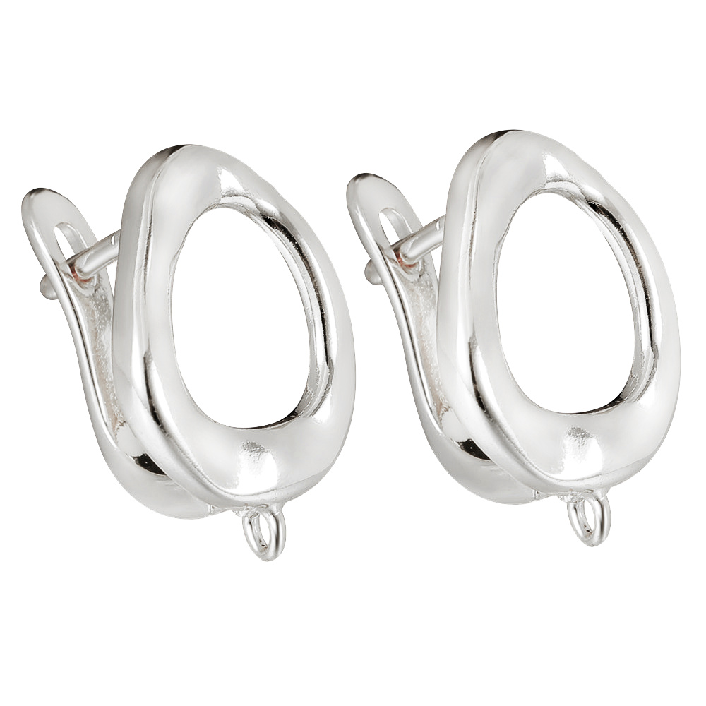 Juya Aksesori Kait Anting-Anti - Jewelry Making Silver ulasan dan harga