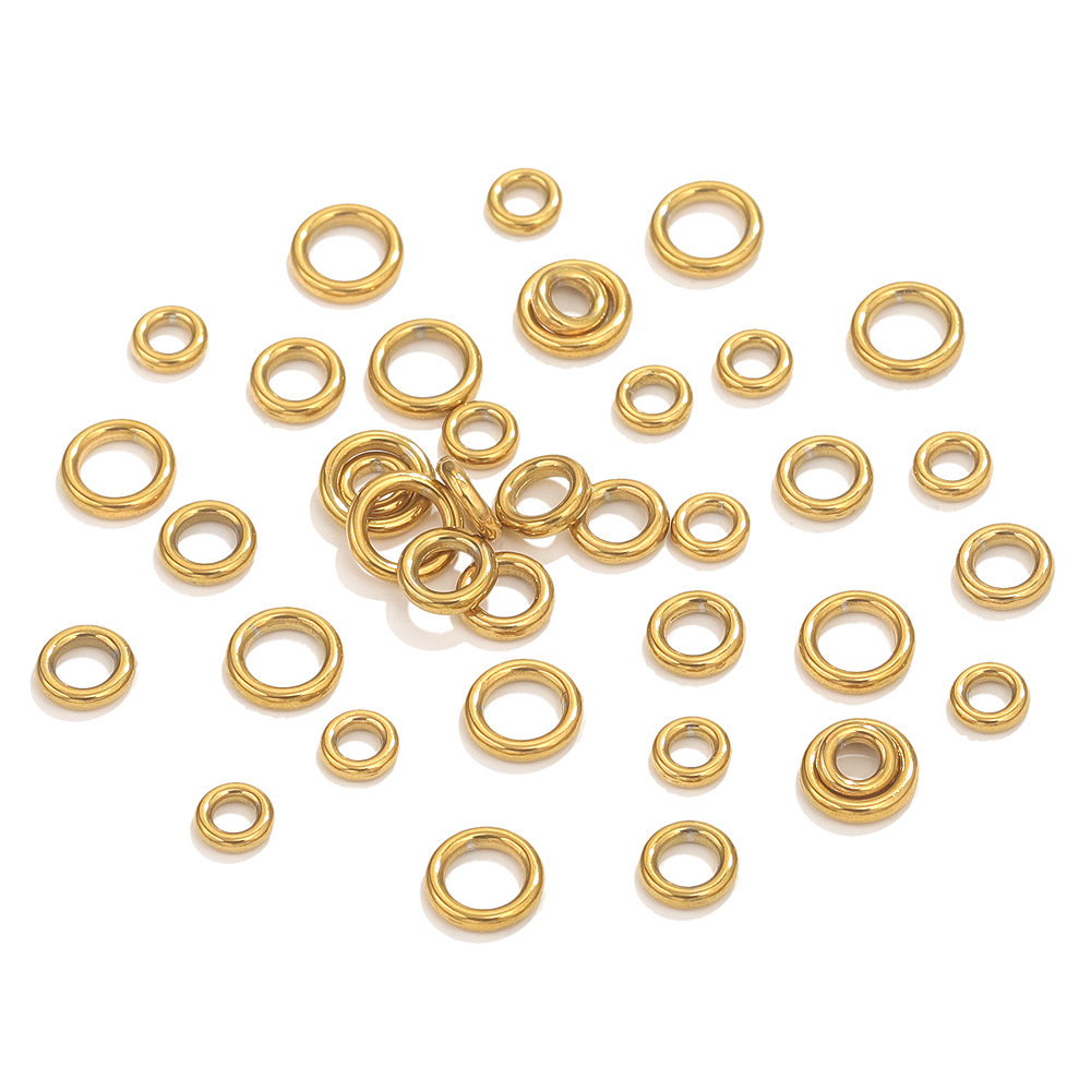 50 Buah Cincin O Baja Tahan Ka - Jewelry Making Jump Rings ulasan dan harga