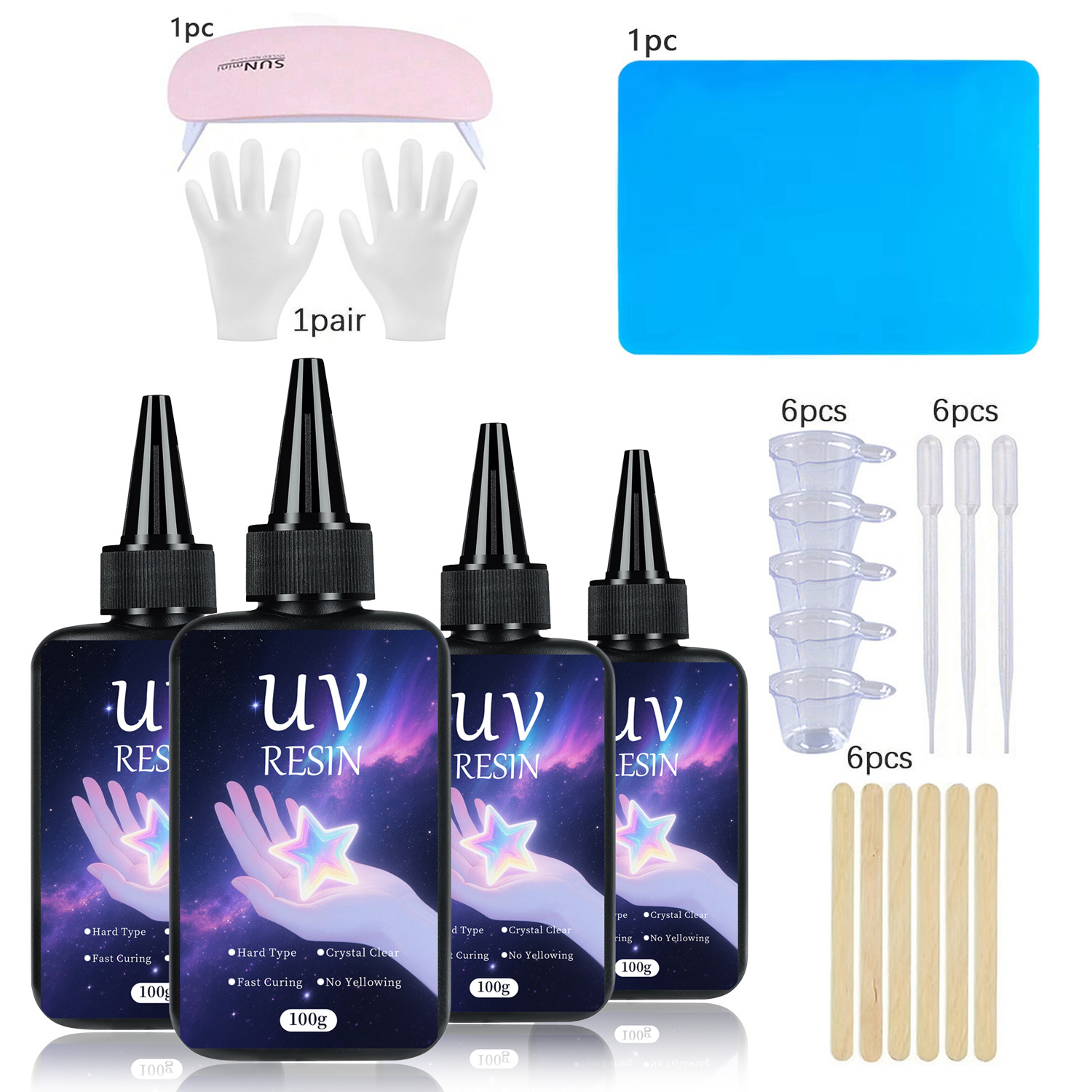 Kit Resin UV dengan Alat Penge - Jewelry Making Tool Kit ulasan dan harga