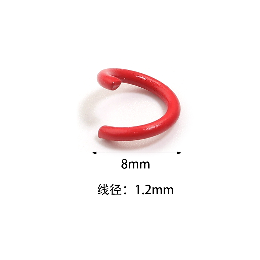 200 pcs Cincin Logam Besi Warn - Jewelry Making Jump Rings ulasan dan harga