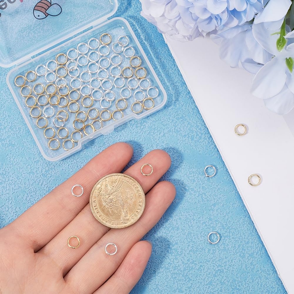 1 Kotak 80 Buah Cincin Lompat  - Jewelry Making Jump Rings ulasan dan harga