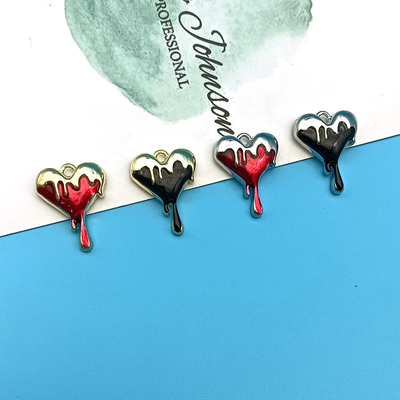 10 buah liontin Enamel hitam b - Jewelry Making 4 Year Old ulasan dan harga