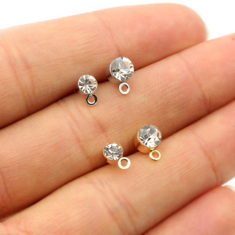 50 Buah Pin Anting Kancing den - Jewelry Making Basics ulasan dan harga