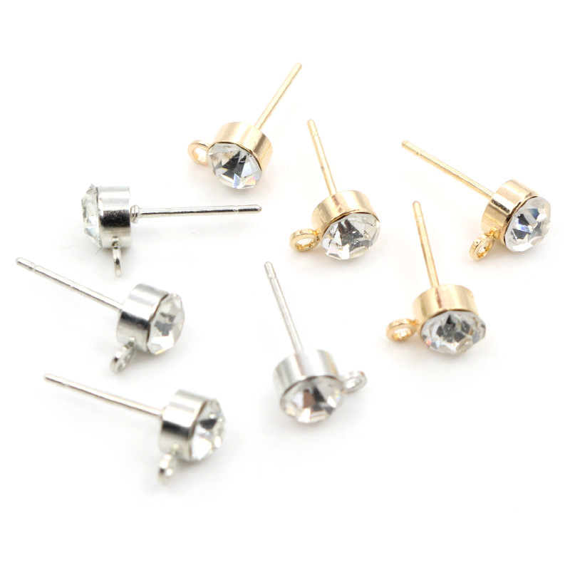 50 Buah Pin Anting Kancing den - Jewelry Making Basics ulasan dan harga